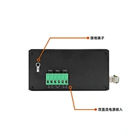 环网千兆2光6电工业交换机